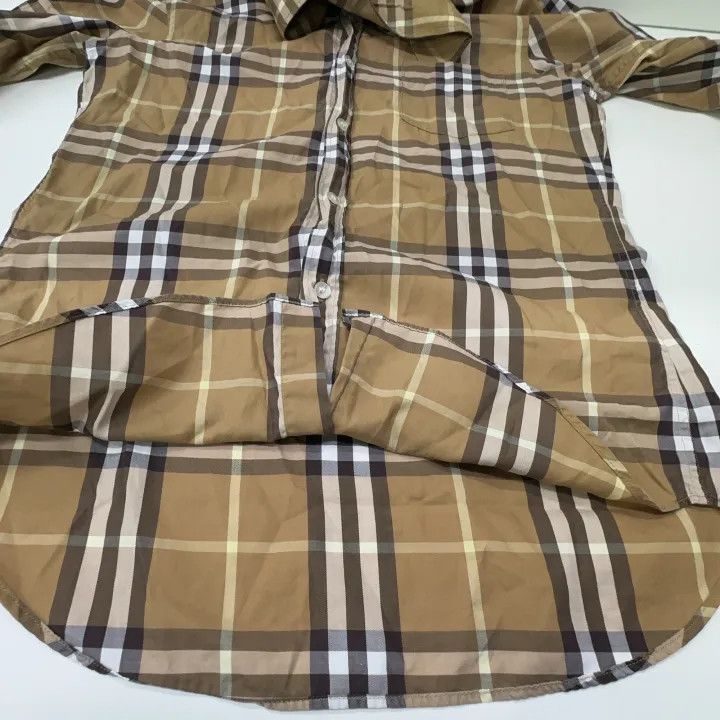 Burberry Burberry Classic Plaid Button-Up Long Sleeve Shirt 0079 Size S / US 4 / IT 40 - 8 Thumbnail