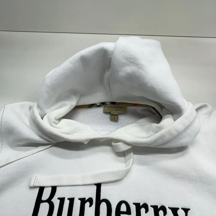 Burberry Burberry Logo Embroidered Hoodie for Women 0079 Size S / US 4 / IT 40 - 6 Thumbnail