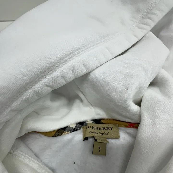 Burberry Burberry Logo Embroidered Hoodie for Women 0079 Size S / US 4 / IT 40 - 4 Thumbnail
