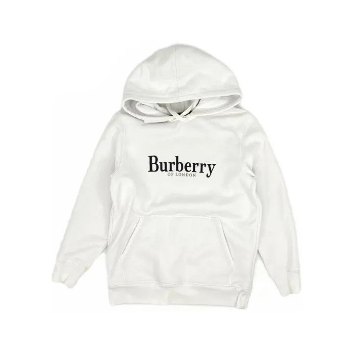 Burberry Burberry Logo Embroidered Hoodie for Women 0079 Size S / US 4 / IT 40 - 2 Thumbnail