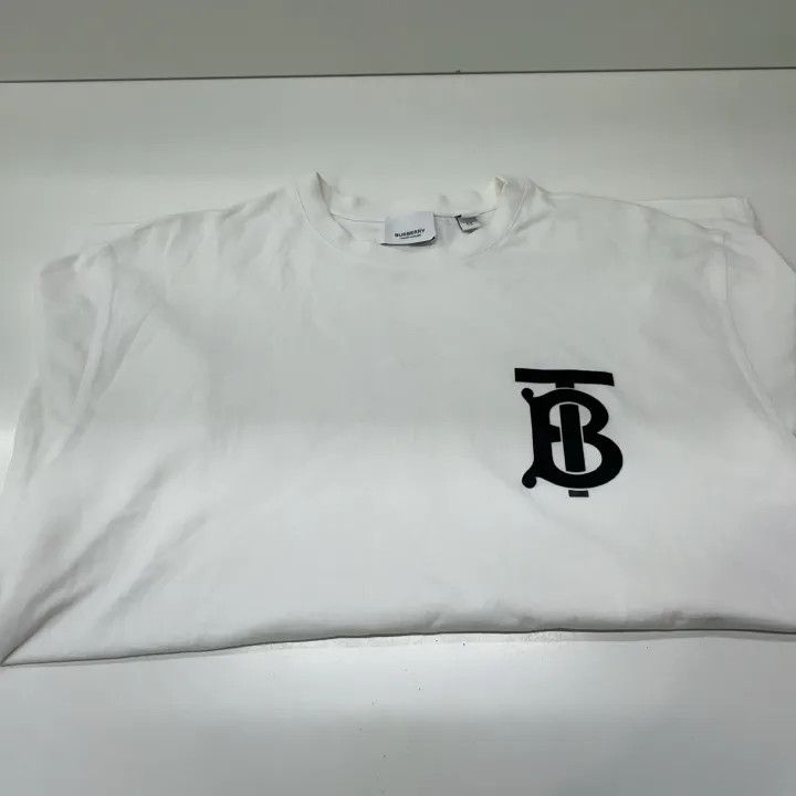 Burberry Burberry Monogram Motif Oversized T-shirt 0079 Size XS / US 0-2 / IT 36-38 - 8 Thumbnail