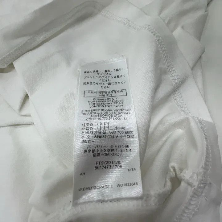 Burberry Burberry Monogram Motif Oversized T-shirt 0079 Size XS / US 0-2 / IT 36-38 - 5 Thumbnail
