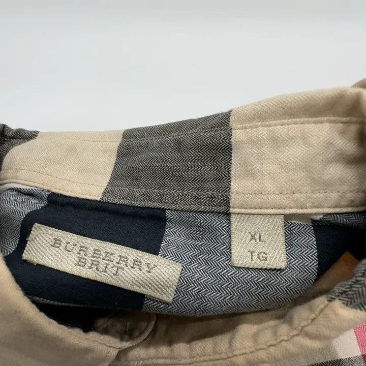 Burberry Burberry Casual Long Sleeve Button-Up Shirt 0079 Size XL / US 12-14 / IT 48-50 - 4 Thumbnail