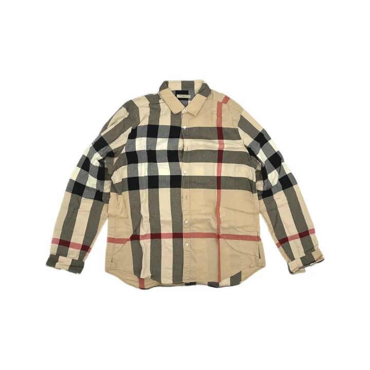 Burberry Burberry Casual Long Sleeve Button-Up Shirt 0079 Size XL / US 12-14 / IT 48-50 - 2 Thumbnail