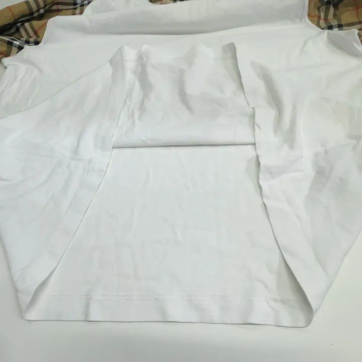 Burberry Burberry Check Print Short Sleeve T-Shirt 0079 Size XL / US 12-14 / IT 48-50 - 8 Thumbnail