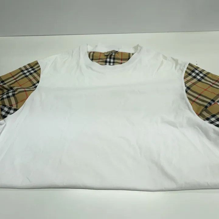 Burberry Burberry Check Print Short Sleeve T-Shirt 0079 Size XL / US 12-14 / IT 48-50 - 9 Thumbnail