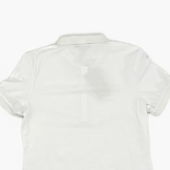 Burberry Burberry Women's White Polo Shirt with Decorative Details 0079 Size L / US 10 / IT 46 - 4 Thumbnail