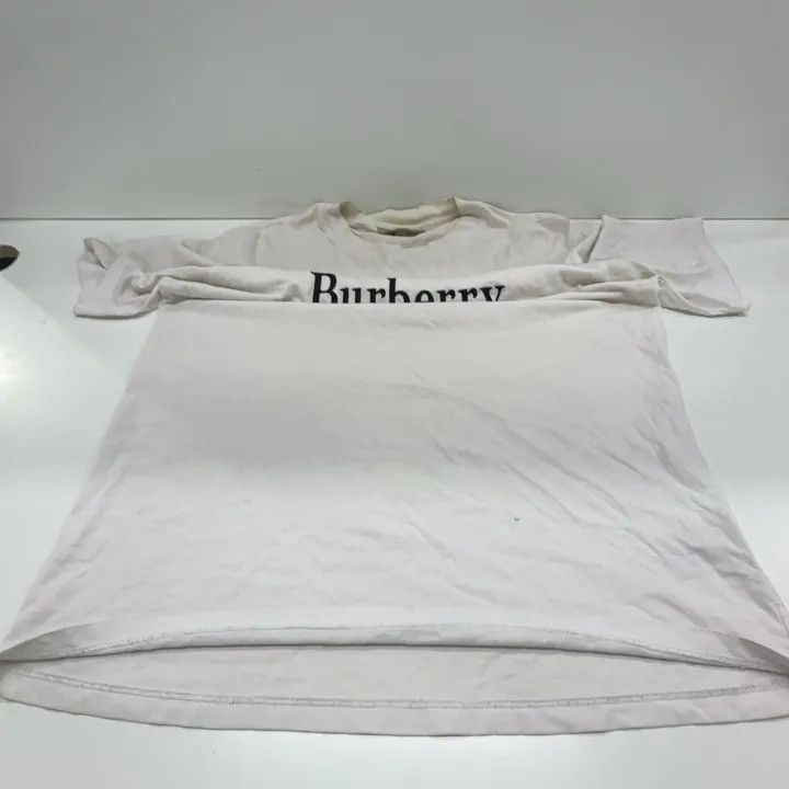 Burberry Burberry Logo Embroidered Short Sleeve T-Shirt 0079 Size M / US 6-8 / IT 42-44 - 10 Thumbnail