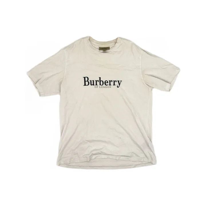 Burberry Burberry Logo Embroidered Short Sleeve T-Shirt 0079 Size M / US 6-8 / IT 42-44 - 2 Thumbnail