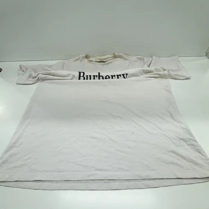 Burberry Burberry Logo Embroidered Short Sleeve T-Shirt 0079 Size M / US 6-8 / IT 42-44 - 11 Thumbnail