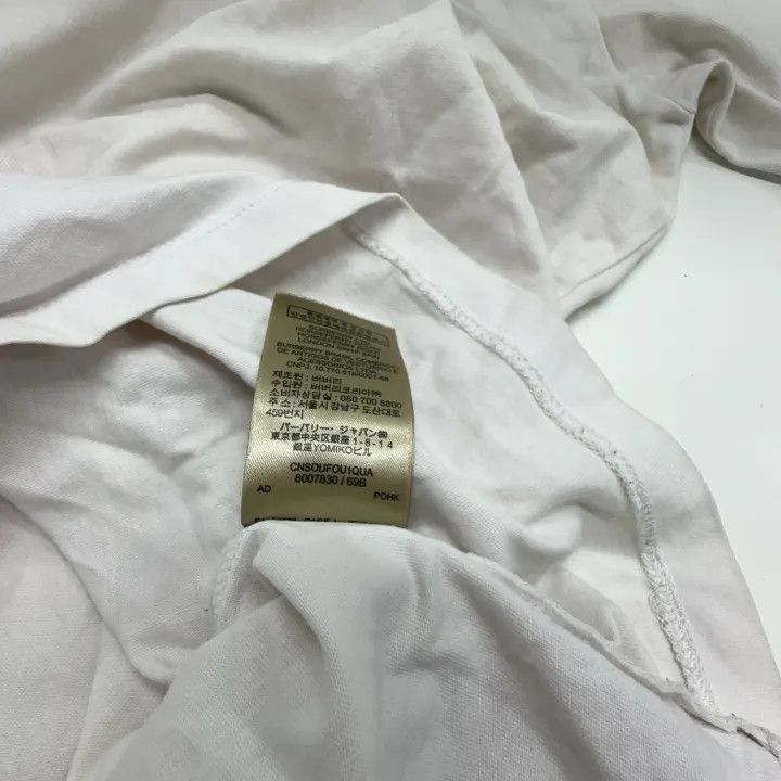 Burberry Burberry Logo Embroidered Short Sleeve T-Shirt 0079 Size M / US 6-8 / IT 42-44 - 5 Thumbnail