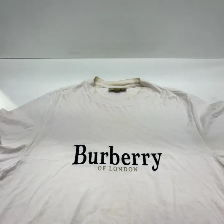 Burberry Burberry Logo Embroidered Short Sleeve T-Shirt 0079 Size M / US 6-8 / IT 42-44 - 8 Thumbnail