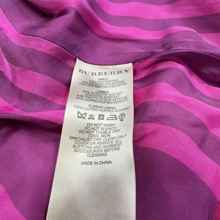 Burberry Burberry Casual Solid Color Zip Jacket 0079 Size S / US 4 / IT 40 - 4 Thumbnail