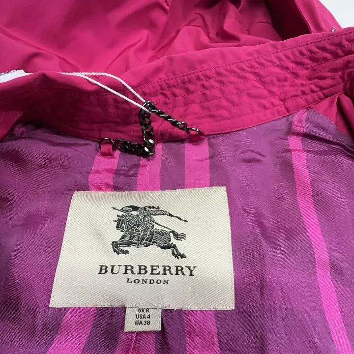Burberry Burberry Casual Solid Color Zip Jacket 0079 Size S / US 4 / IT 40 - 6 Thumbnail