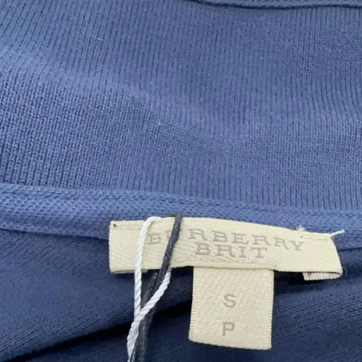 Burberry Burberry Women's Cotton Navy Polo Shirt 0079 Size S / US 4 / IT 40 - 7 Thumbnail