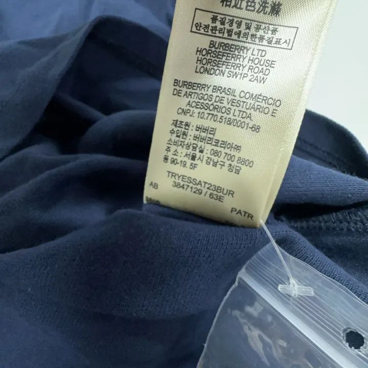 Burberry Burberry Women's Cotton Navy Polo Shirt 0079 Size S / US 4 / IT 40 - 12 Thumbnail