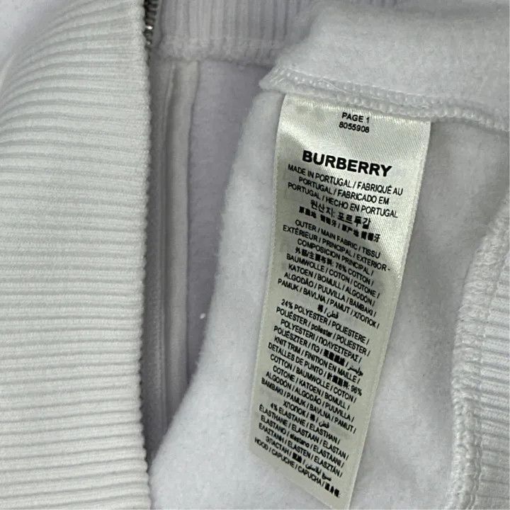 Burberry Burberry Logo Hoodie with Zip Closure 0079 Size S / US 4 / IT 40 - 4 Thumbnail