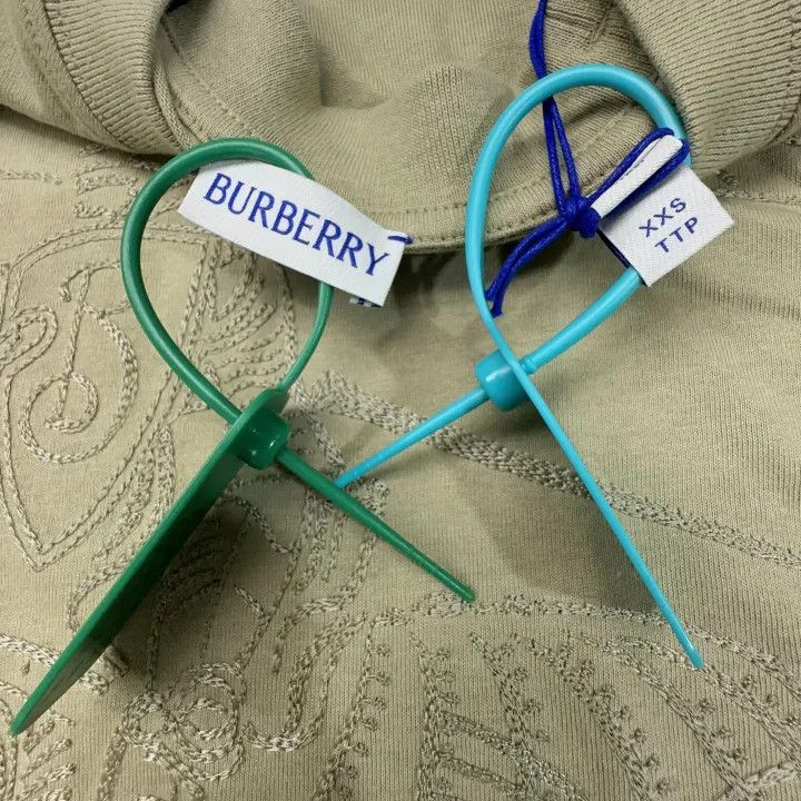 Burberry Burberry SS24 Embroidered Logo Short Sleeve Dress 0079 Size XXS / US 00 / IT 34 - 2 Thumbnail