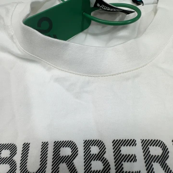 Burberry Burberry SS22 Square Print Cotton T-Shirt 0079 Size XS / US 0-2 / IT 36-38 - 5 Thumbnail