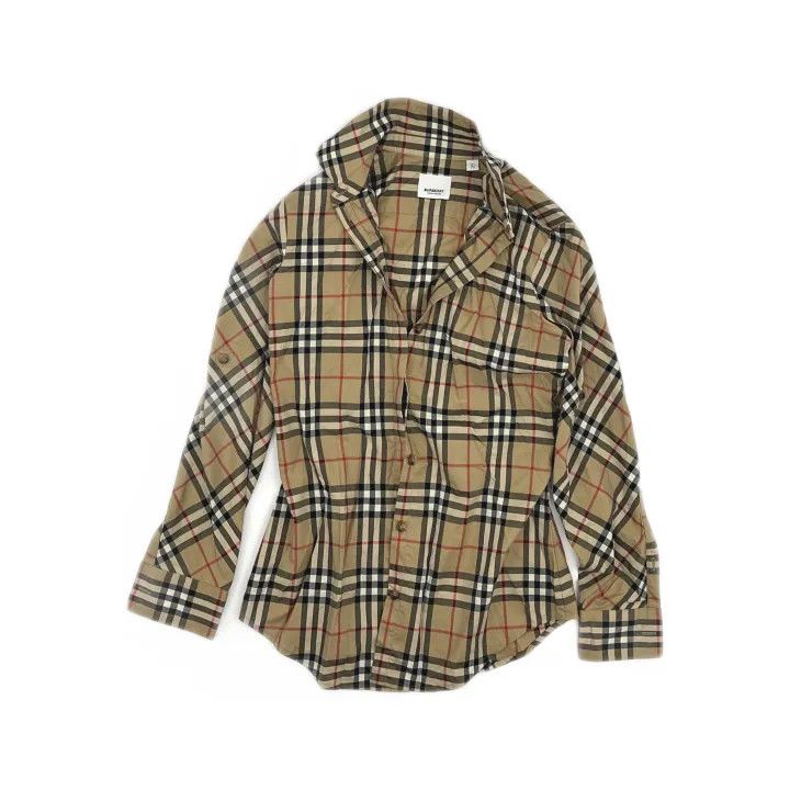 Burberry Burberry Checkered Long Sleeve Casual Shirt 0079 Size S / US 4 / IT 40 - 2 Thumbnail