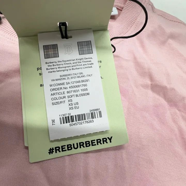 Burberry Burberry Pink Graphic Printed Dress 0079 Size XS / US 0-2 / IT 36-38 - 5 Thumbnail