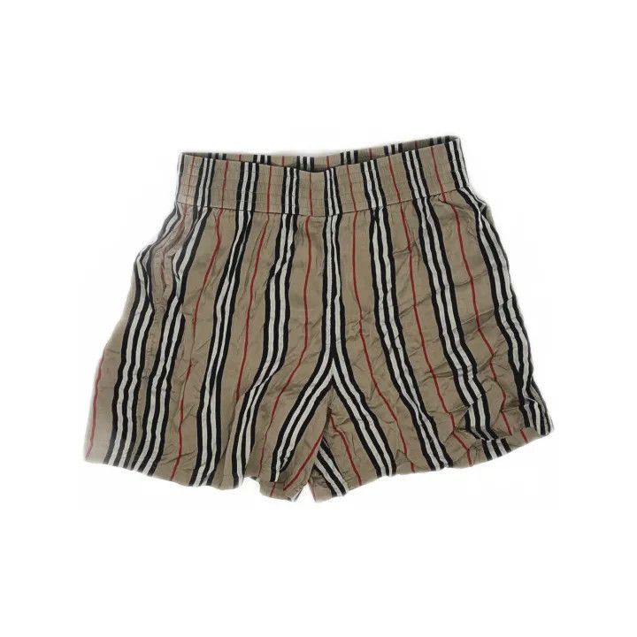 Burberry Burberry Iconic Striped Silk Loose Shorts 0079 Size 30" / US 8 / IT 44 - 2 Thumbnail