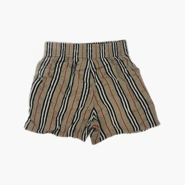 Burberry Burberry Iconic Striped Silk Loose Shorts 0079 Size 30" / US 8 / IT 44 - 3 Thumbnail