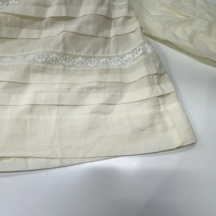 Burberry Burberry White Lace Long Sleeve Dress 0079 Size S / US 4 / IT 40 - 10 Thumbnail