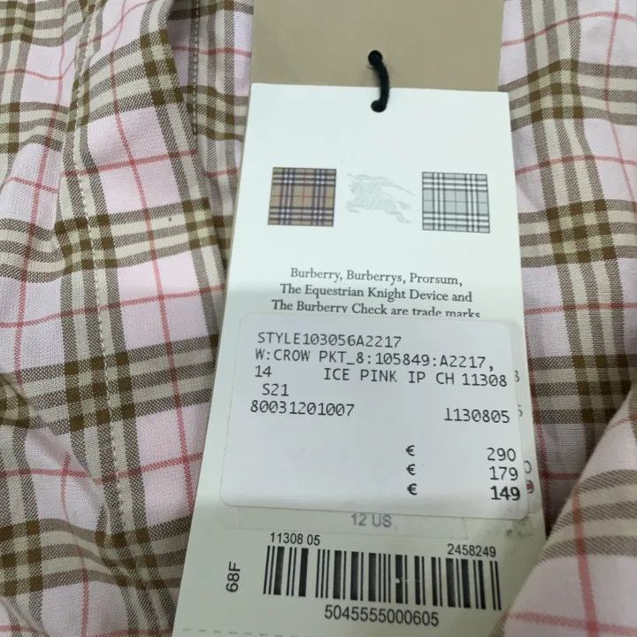 Burberry Burberry Plaid Long Sleeve Shirt for Women 0079 Size L / US 10 / IT 46 - 5 Thumbnail