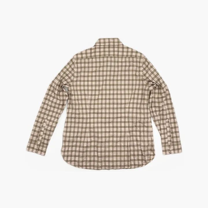 Burberry Burberry Plaid Long Sleeve Shirt for Women 0079 Size L / US 10 / IT 46 - 3 Thumbnail