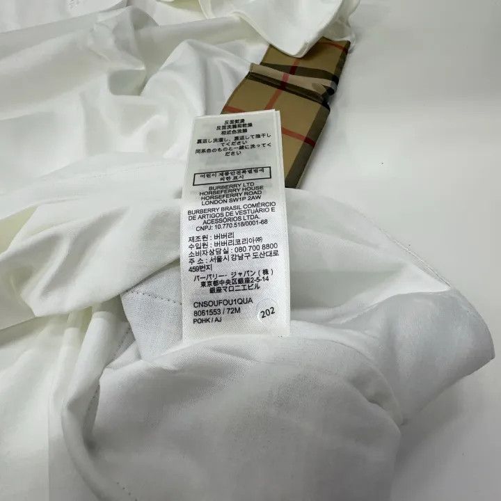 Burberry Burberry FW22 Side Plaid Round Neck T-Shirt 0079 Size M / US 6-8 / IT 42-44 - 4 Thumbnail
