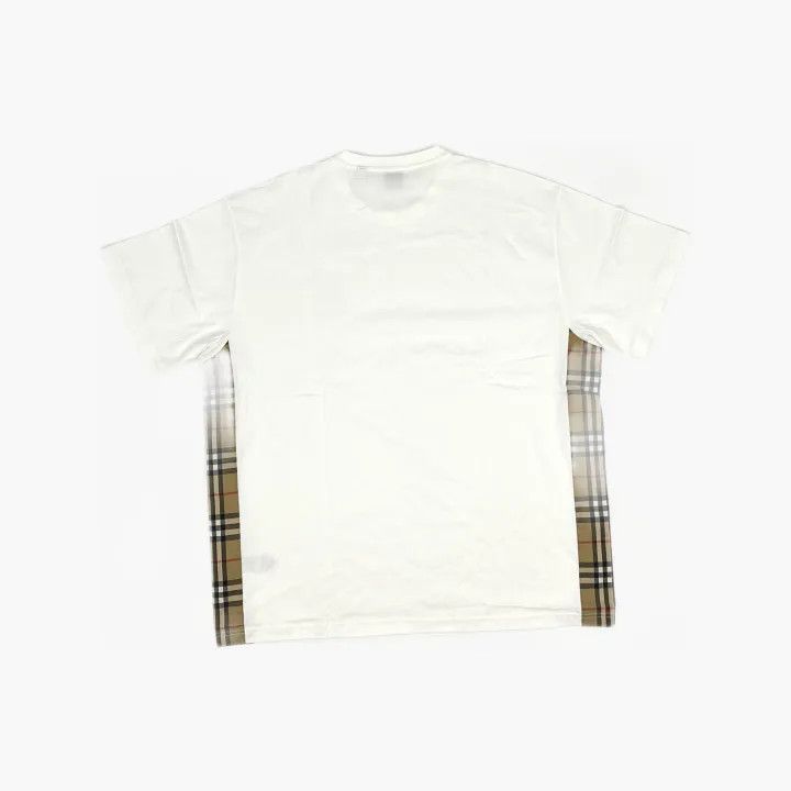 Burberry Burberry FW22 Side Plaid Round Neck T-Shirt 0079 Size M / US 6-8 / IT 42-44 - 3 Thumbnail