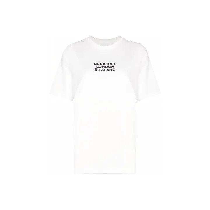Burberry Burberry Embroidered Logo Oversized T-shirt 0079 Size XXL / US 16-18 / IT 52-54 - 2 Thumbnail