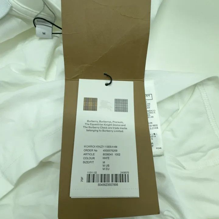 Burberry Burberry Logo Print Loose Fit T-Shirt 0079 Size M / US 6-8 / IT 42-44 - 4 Thumbnail