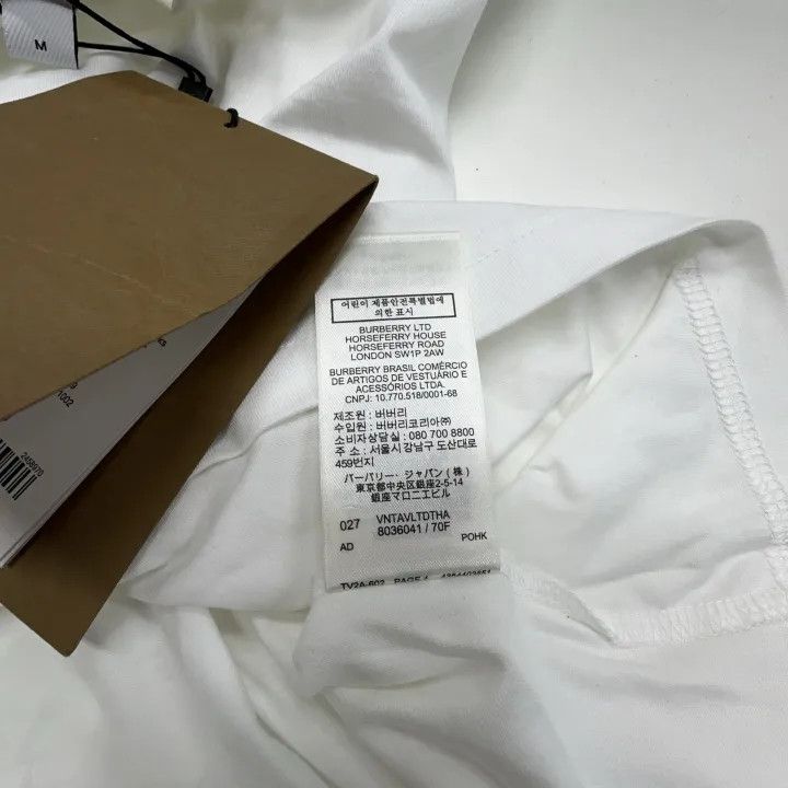 Burberry Burberry Logo Print Loose Fit T-Shirt 0079 Size M / US 6-8 / IT 42-44 - 6 Thumbnail