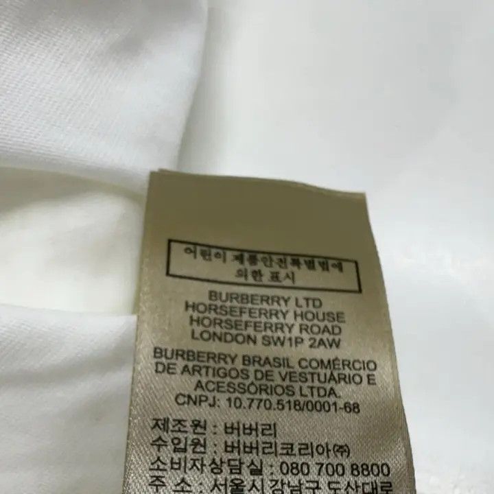 Burberry Burberry Logo Short Sleeve T-Shirt for Women 0079 Size M / US 6-8 / IT 42-44 - 7 Thumbnail