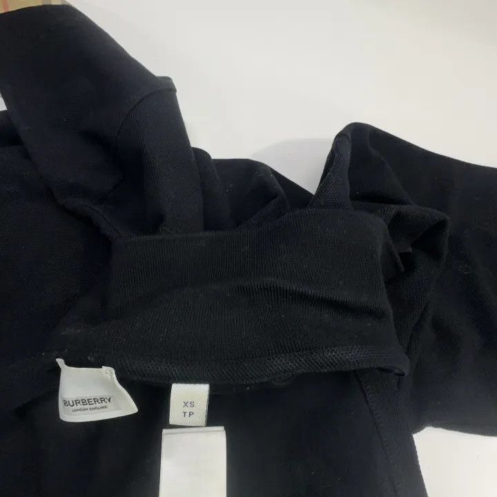 Burberry Burberry Black Long Sleeve Polo Shirt 0079 Size XS / US 0-2 / IT 36-38 - 6 Thumbnail