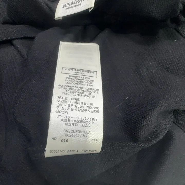 Burberry Burberry Black Long Sleeve Polo Shirt 0079 Size XS / US 0-2 / IT 36-38 - 4 Thumbnail