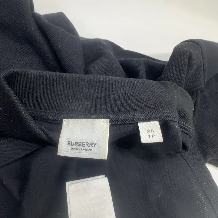Burberry Burberry Black Long Sleeve Polo Shirt 0079 Size XS / US 0-2 / IT 36-38 - 5 Thumbnail
