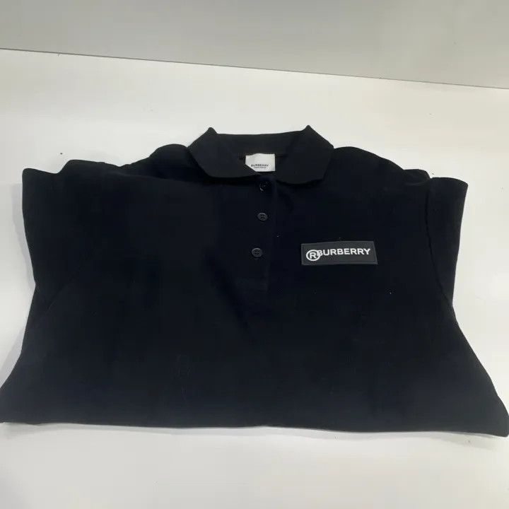 Burberry Burberry Black Long Sleeve Polo Shirt 0079 Size XS / US 0-2 / IT 36-38 - 8 Thumbnail