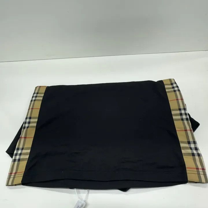 Burberry Burberry Black Short Sleeve T-Shirt with Plaid 0079 Size XS / US 0-2 / IT 36-38 - 10 Thumbnail