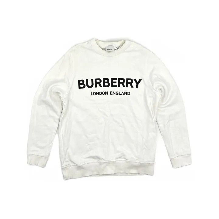 Burberry Burberry Logo Print Long Sleeve Sweatshirt 0079 Size M / US 6-8 / IT 42-44 - 2 Thumbnail