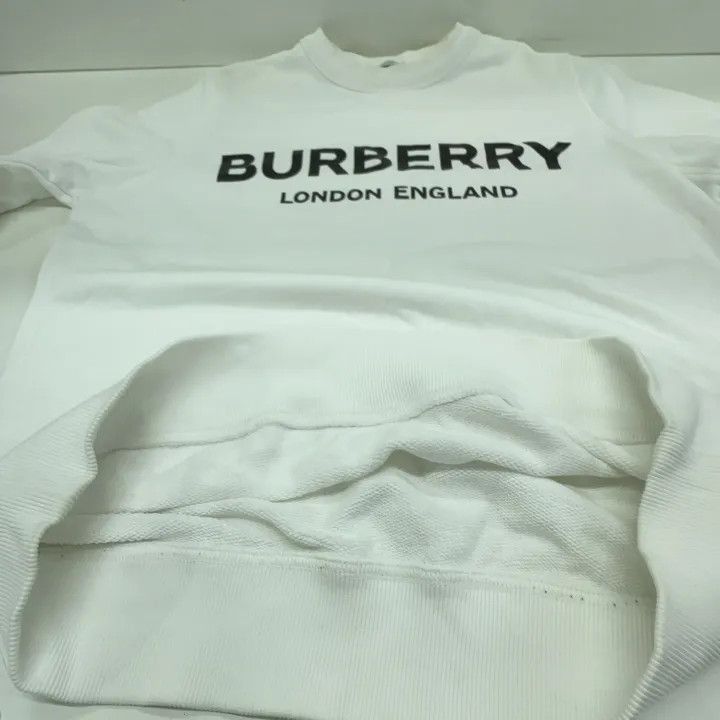 Burberry Burberry Logo Print Long Sleeve Sweatshirt 0079 Size M / US 6-8 / IT 42-44 - 7 Thumbnail