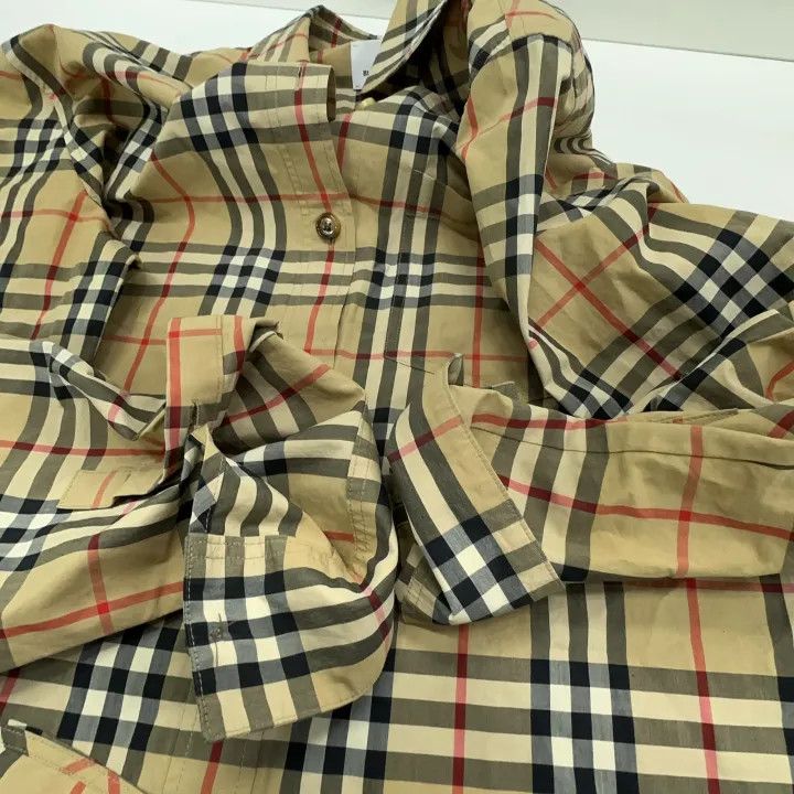 Burberry Burberry Plaid Long Sleeve Shirt for Women 0079 Size M / US 6-8 / IT 42-44 - 10 Thumbnail