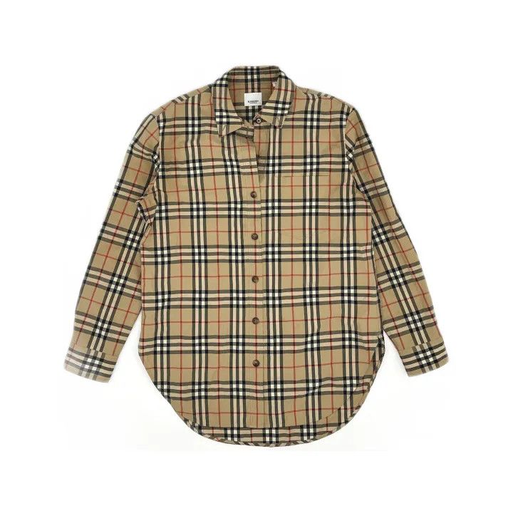 Burberry Burberry Plaid Long Sleeve Shirt for Women 0079 Size M / US 6-8 / IT 42-44 - 2 Thumbnail
