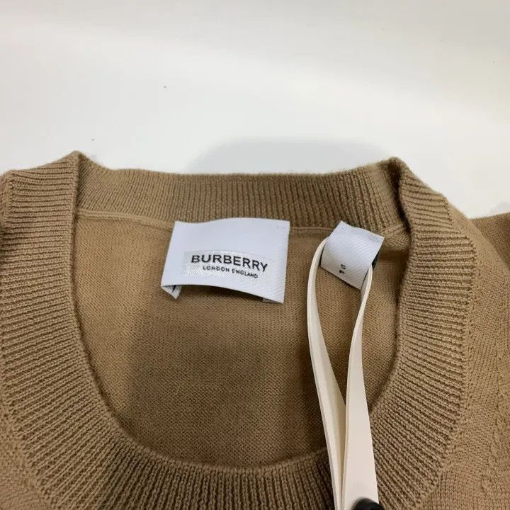 Burberry Burberry Casual Long Sleeve Knitted Top in Camel 0079 Size S / US 4 / IT 40 - 5 Thumbnail