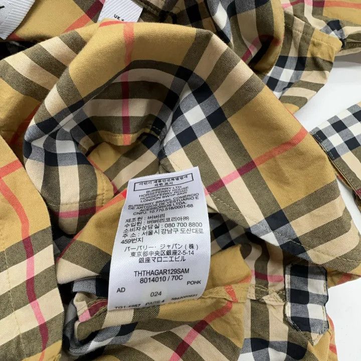 Burberry Burberry Check Button-Up Long Sleeve Shirt 0079 Size S / US 4 / IT 40 - 5 Thumbnail