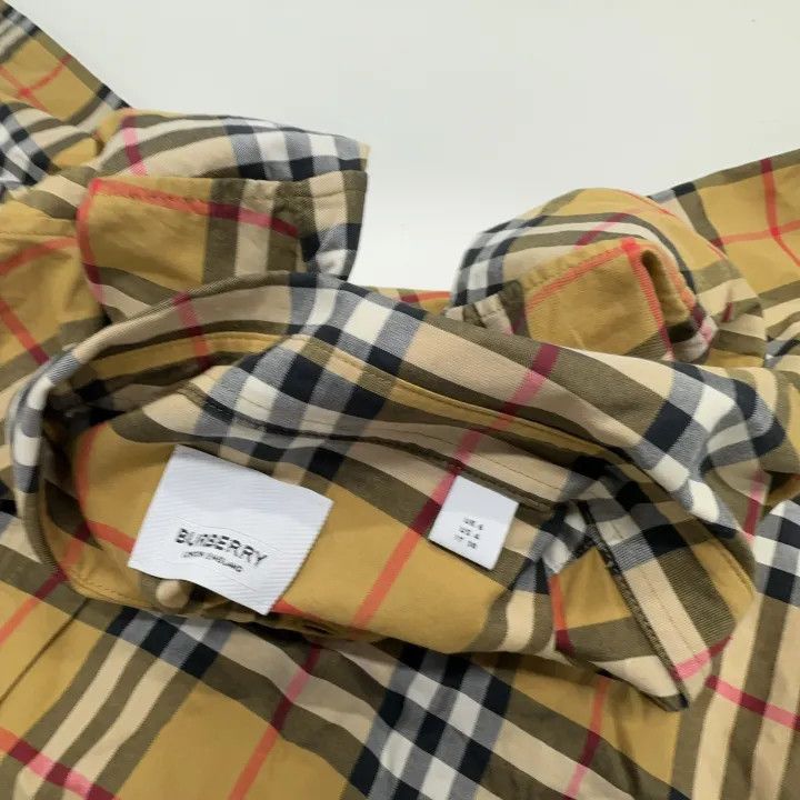 Burberry Burberry Check Button-Up Long Sleeve Shirt 0079 Size S / US 4 / IT 40 - 4 Thumbnail