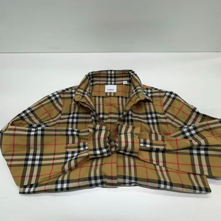 Burberry Burberry Check Button-Up Long Sleeve Shirt 0079 Size S / US 4 / IT 40 - 6 Thumbnail
