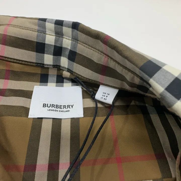 Burberry Burberry Brown Checked Long Sleeve Shirt 0079 Size M / US 6-8 / IT 42-44 - 11 Thumbnail